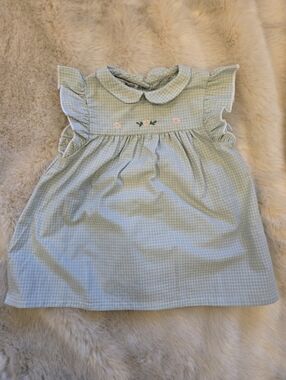 Marie Puce Baby Girl Dress – Size 6M